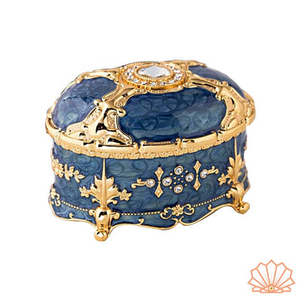 Antik Smykkeskrin Porcelæn