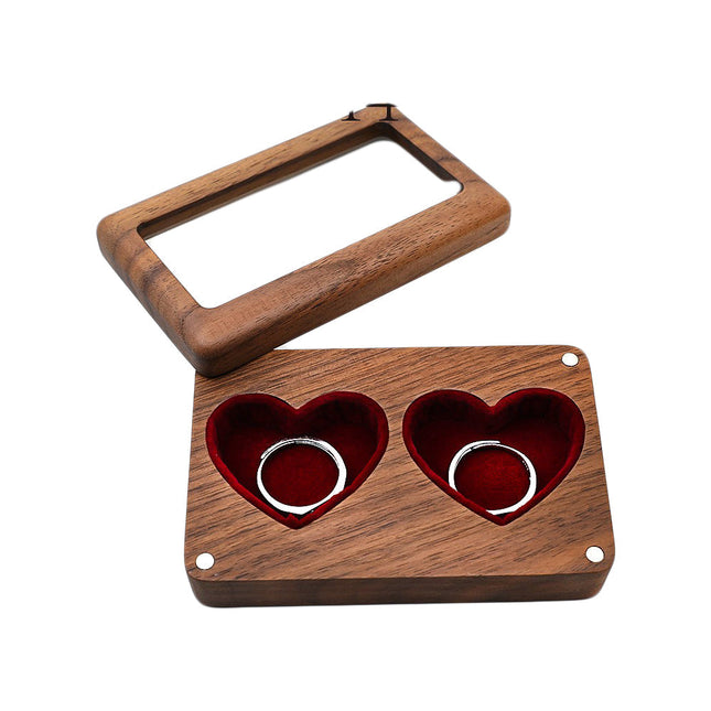 Hjerte Smykkeskrin I Velour