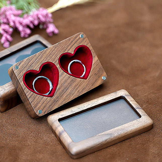 Hjerte Smykkeskrin I Velour