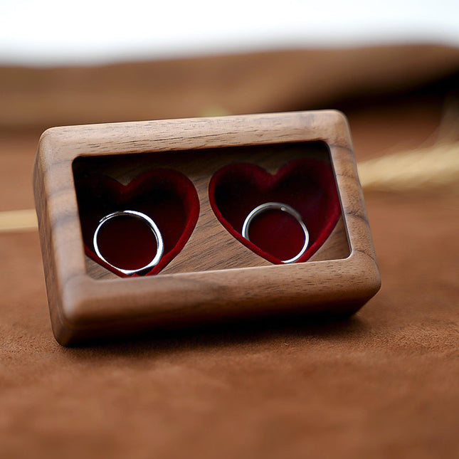 Hjerte Smykkeskrin I Velour