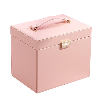 Stort Smykkeskrin Læder