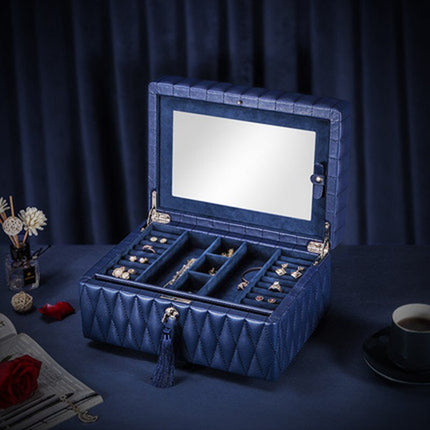 Smykkeskrin Ægte Læder