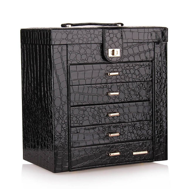 Stort Sort Smykkeskrin