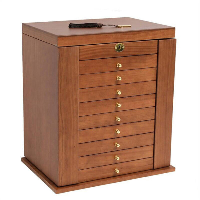 Hvidt Stor Smykkeskrin