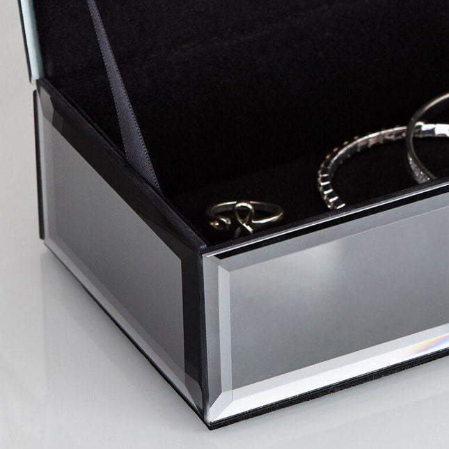 Smykkeskrin Glas Grå