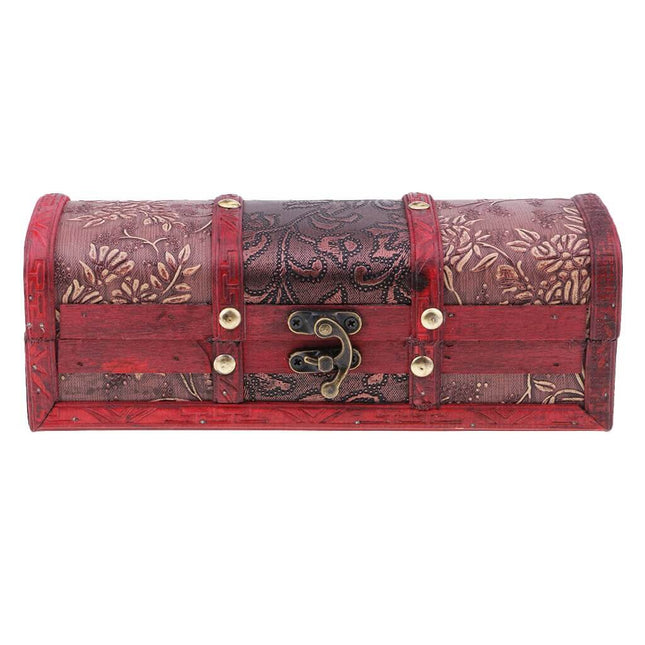 Gammelt Smykkeskrin Rød For