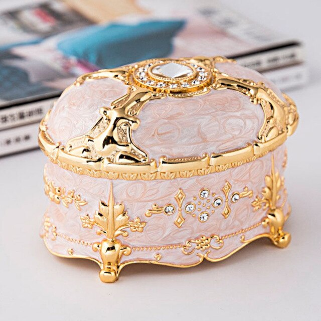 Antik Smykkeskrin Porcelæn