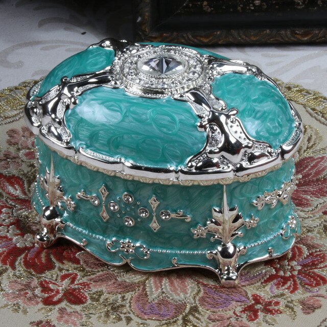 Antik Smykkeskrin Porcelæn