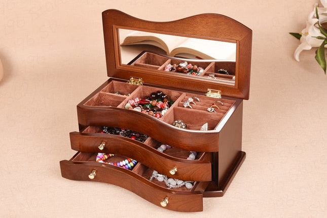Smykkeskrin Træ Gamle