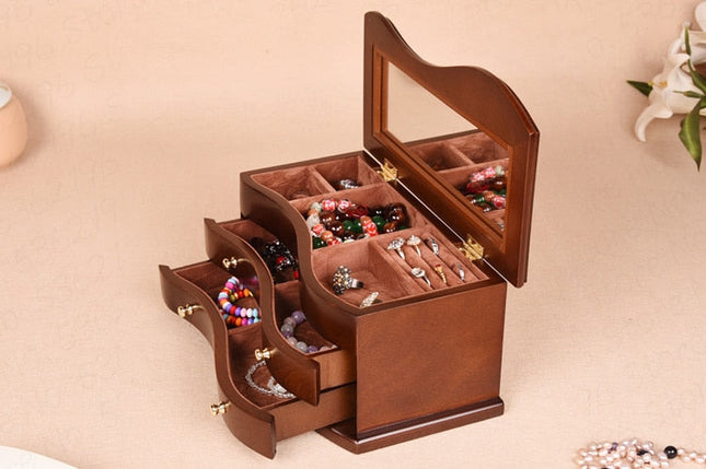 Smykkeskrin Træ Gamle