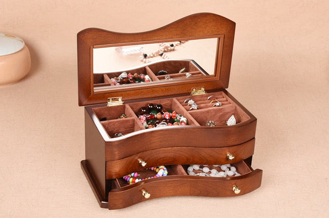 Smykkeskrin Træ Gamle