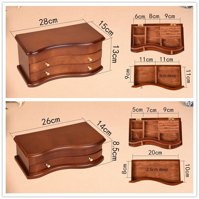 Smykkeskrin Træ Gamle