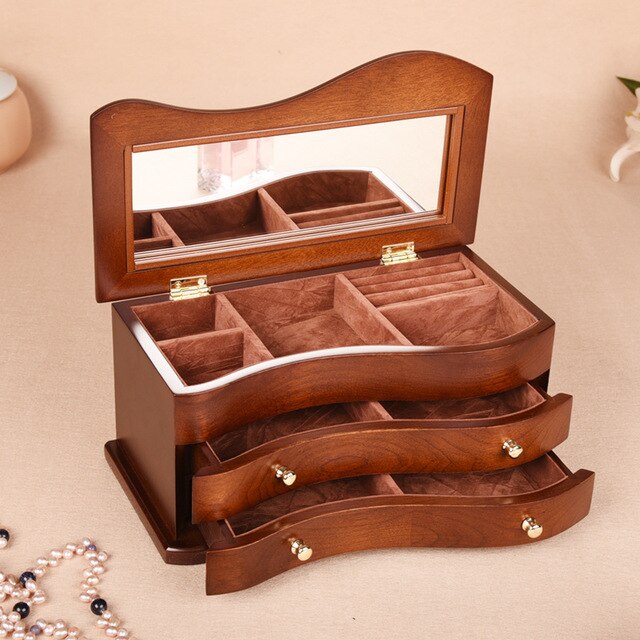 Smykkeskrin Træ Gamle