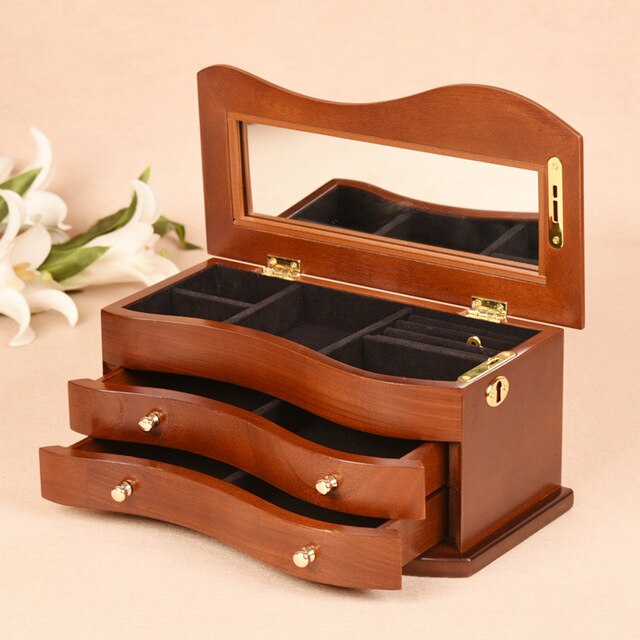 Smykkeskrin Træ Gamle