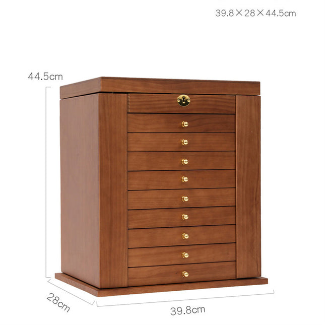 Hvidt Stor Smykkeskrin