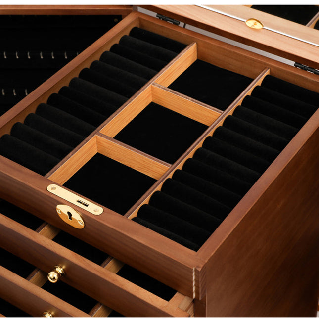 Hvidt Stor Smykkeskrin