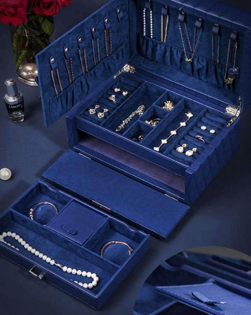 Smykkeskrin Ægte Læder