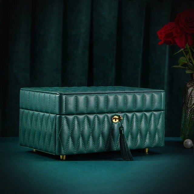 Smykkeskrin Ægte Læder