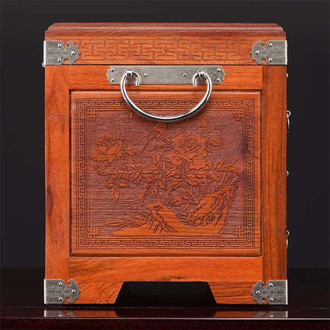 Kinesisk Smykkeskrin I Træ