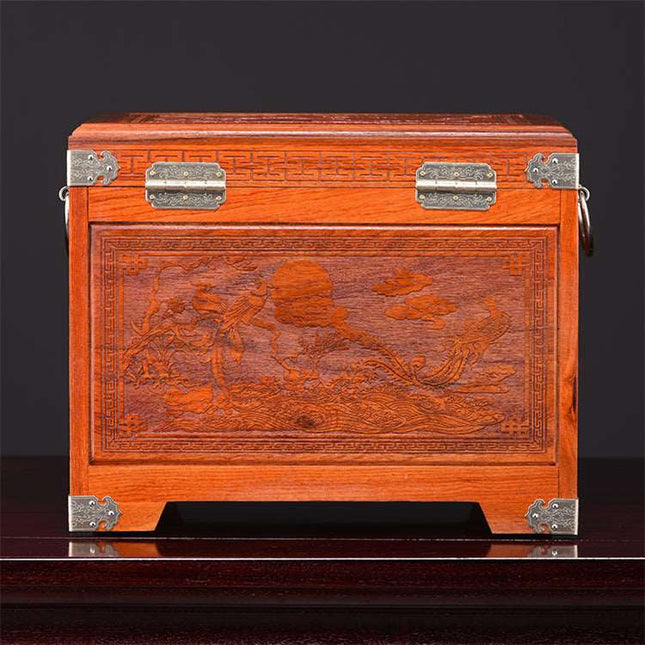 Kinesisk Smykkeskrin I Træ