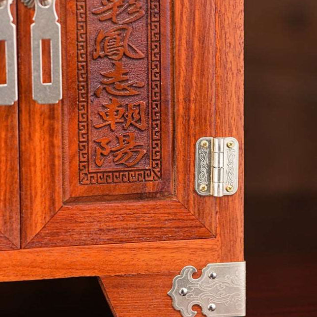 Kinesisk Smykkeskrin I Træ