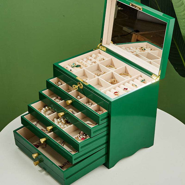 Smykkeskrin Træ Farvet