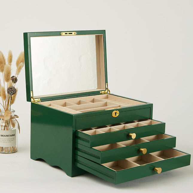 Smykkeskrin Træ Farvet