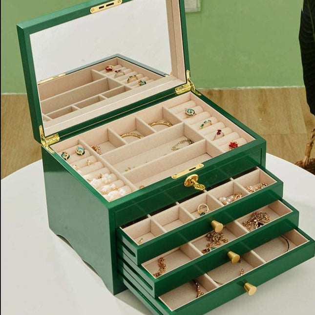 Smykkeskrin Træ Farvet